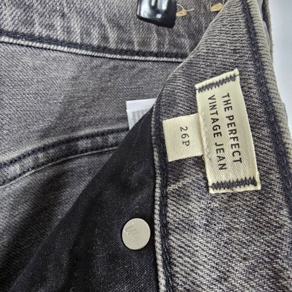 Madewell The Perfect Vintage Jean in Black Size 26P - Picture 2 of 11